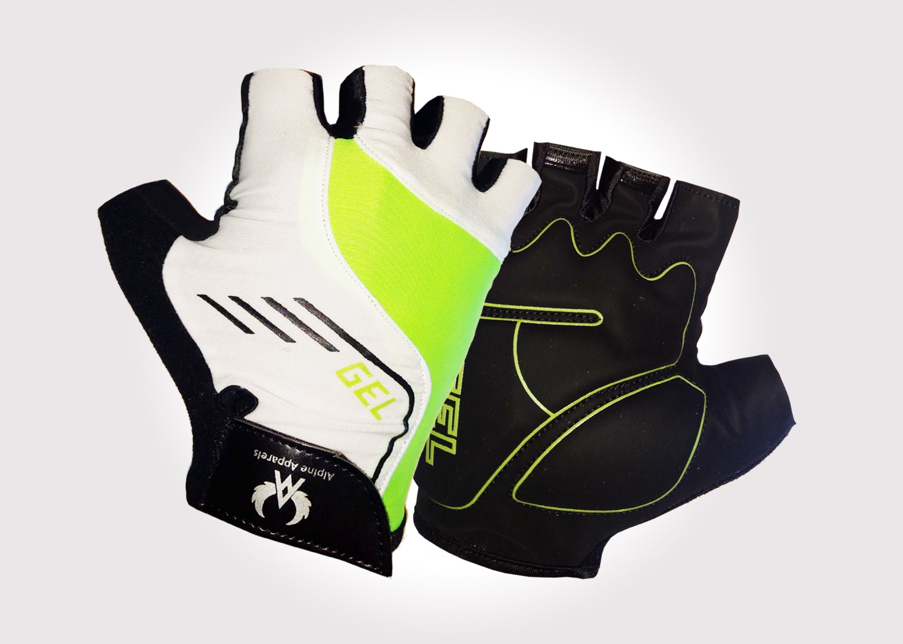 Alpine Gloves Green And White