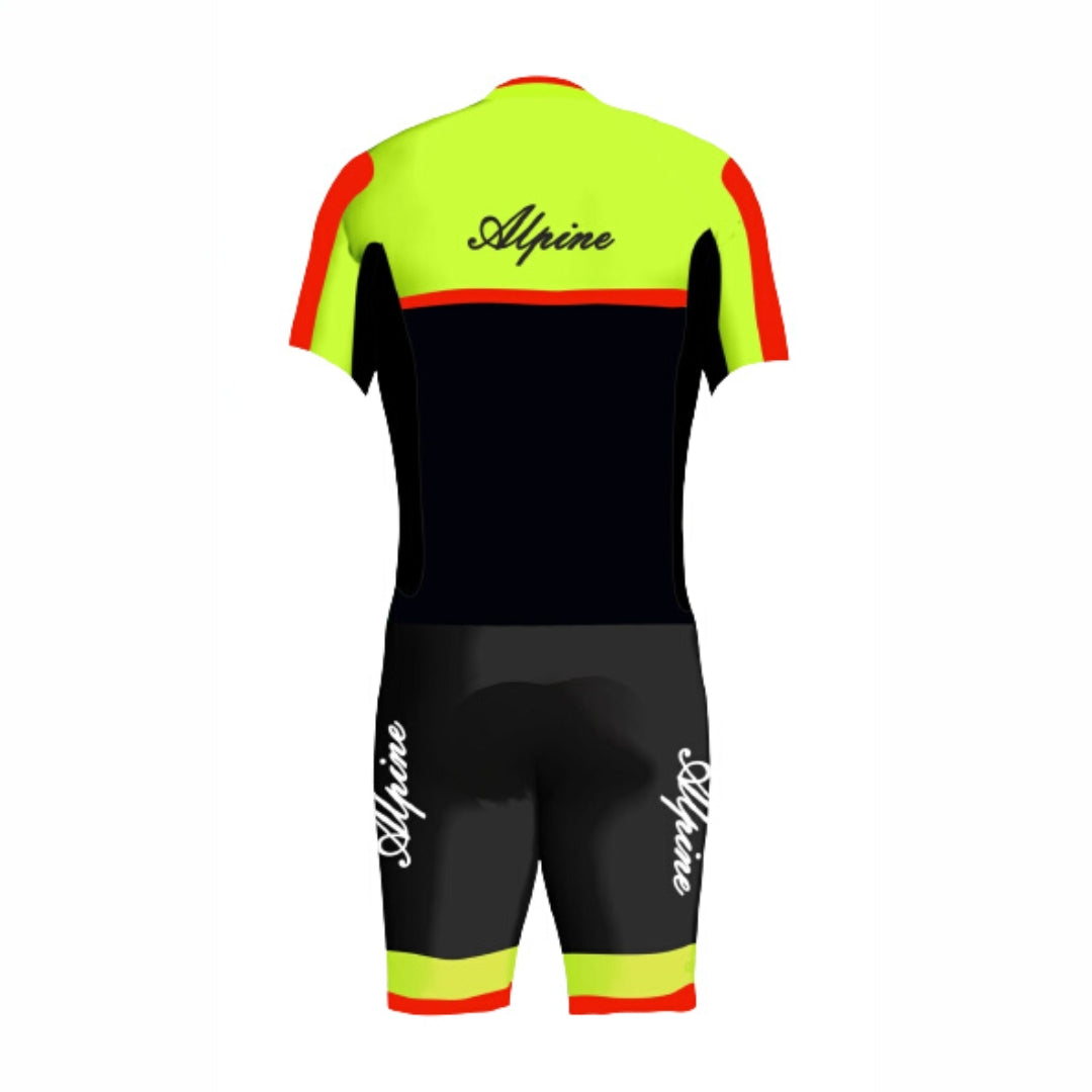 Alpine Signature Cycling Suit Neon  Green