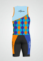 Alpine Triathlon -Blue And Orange