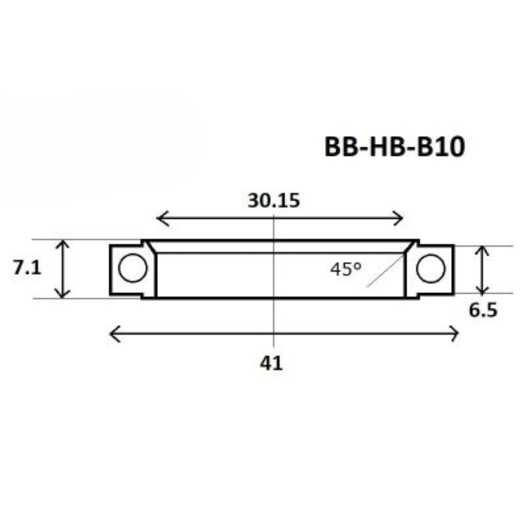 Headset bearing - Blackbearing - b10 - 30.15 x 41 x 6.5/7.1 mm 45/90°