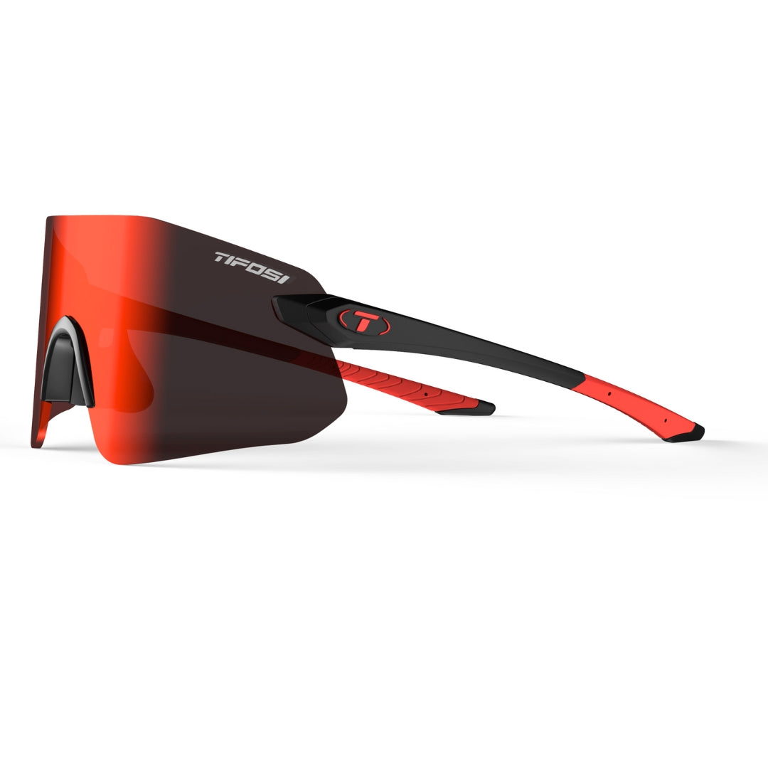 Tifosi Vogel Sl-Matte Black Smoke Red-Single Lens