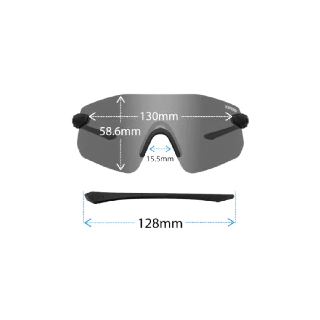Tifosi Vogel Sl-Matte Black Smoke Red-Single Lens