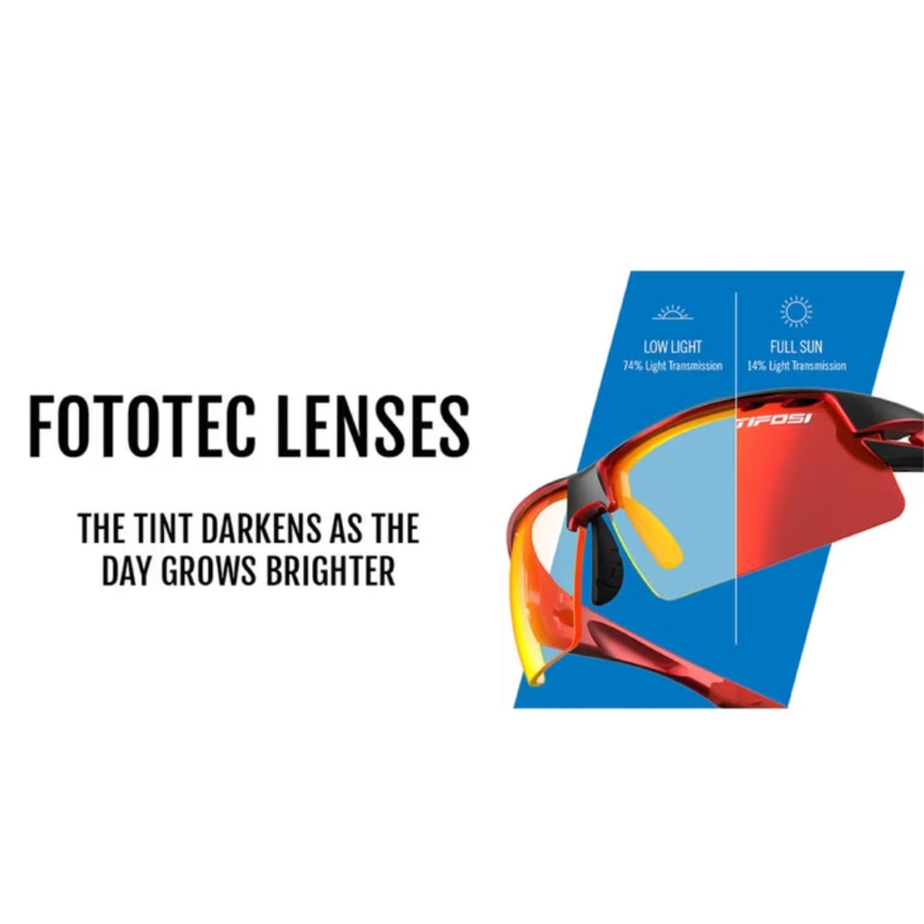 Tifosi Crit Black/Red Clarion Red Fototec