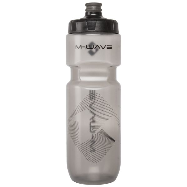 M-Wave 750Ml Water Bottle Black Transparant