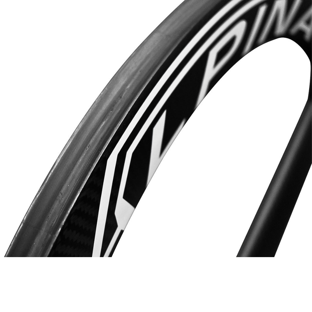 Alpina 3 Spoke Full Carbon Tubular Track Front Wheel (White)