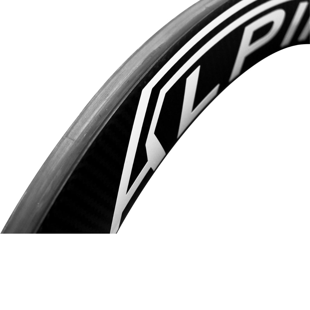 Alpina 3 Spoke Full Carbon Tubular Track Front Wheel (White)
