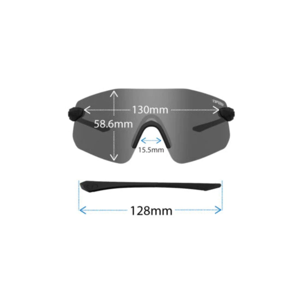 Tifosi Vogel Sl-Crystal Smoke Bright Blue-Single Lens 1800409081