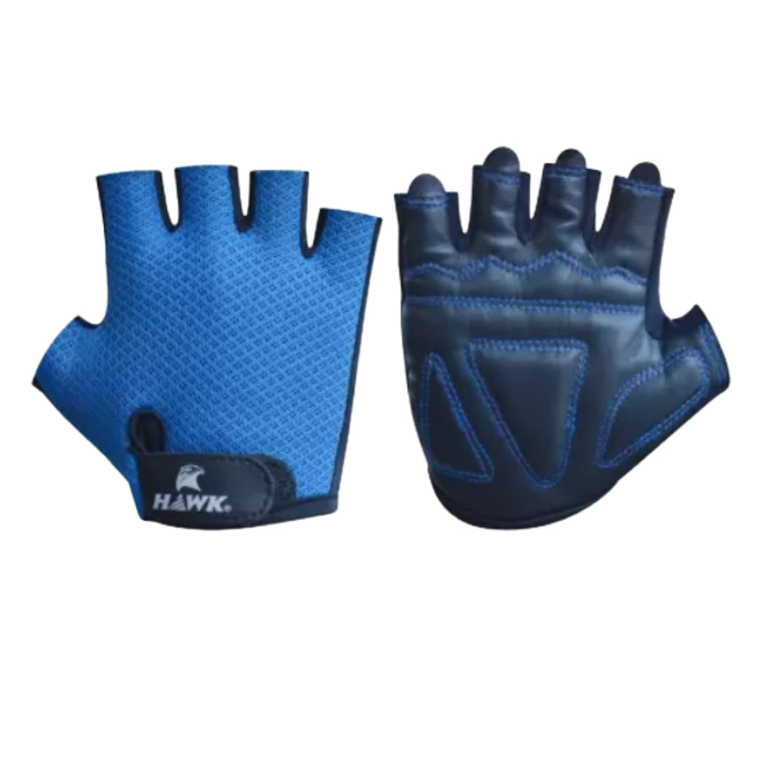 Hawk Cycling Gloves (Blue, Black)
