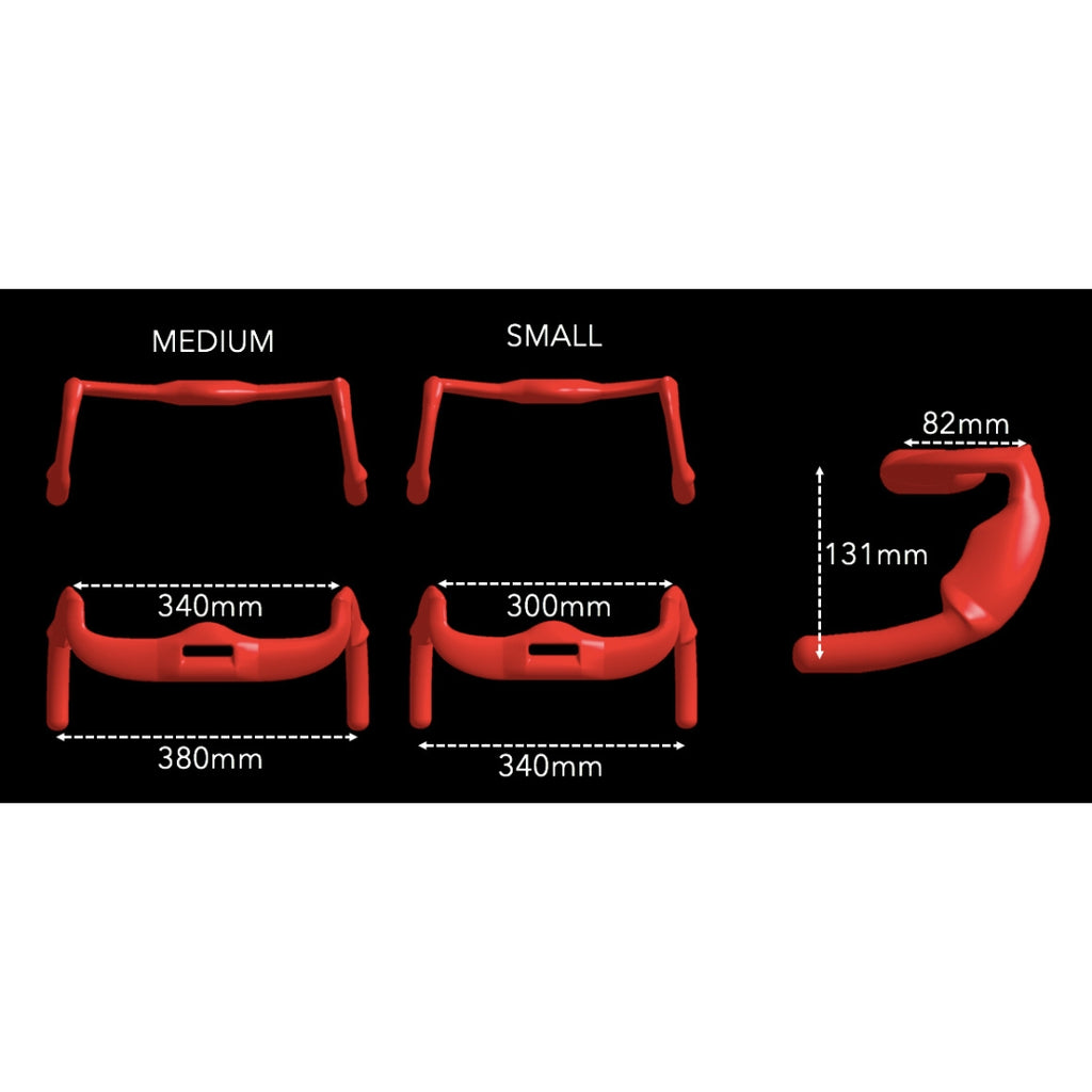 Aerocoach Lann Carbon Track Handlebars (Medium)