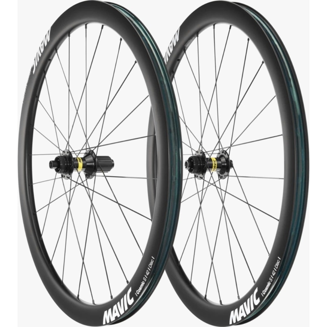 Mavic Cosmic S 42 Disc Brake Clincher Carbon Wheel Set