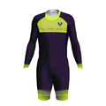 Alpine Skinsuit - Fluo Green And Grey Aacs08