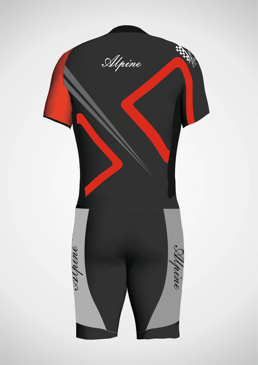 Alpine Triathlon - Black And Red