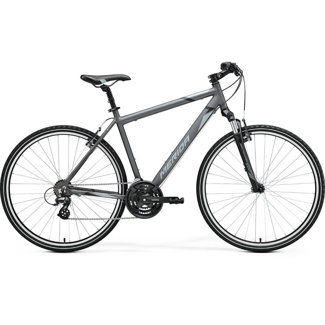 Merida Crossway 10 V Dark Silver(grey/black)