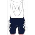 Alpine Cycling Bibshort- Dark Blue &amp;Amp; Pink