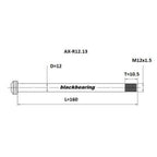 Axle - Blackbearing - r12.13 (12mm-160-m12x1.5-10.5mm)