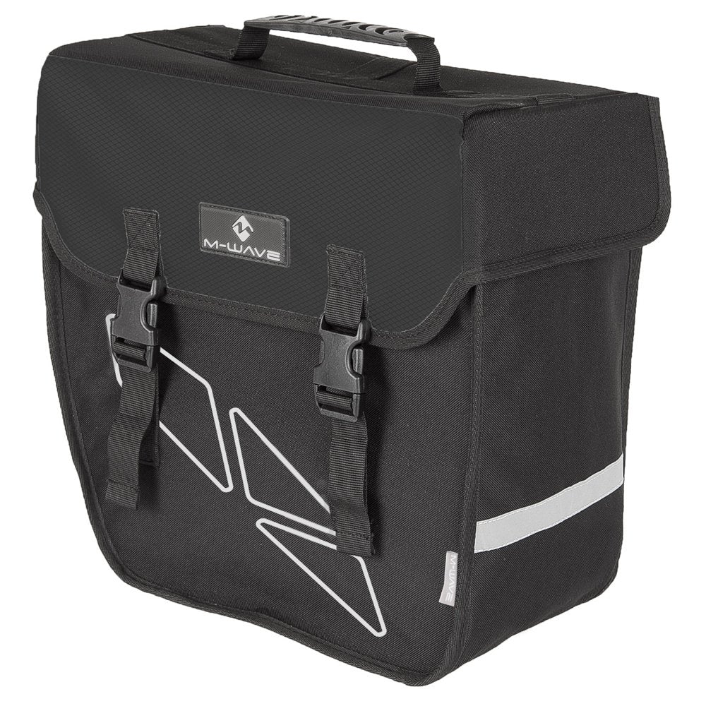 M Wave Amsterdam Rear Carrier Single Bag - Blacl