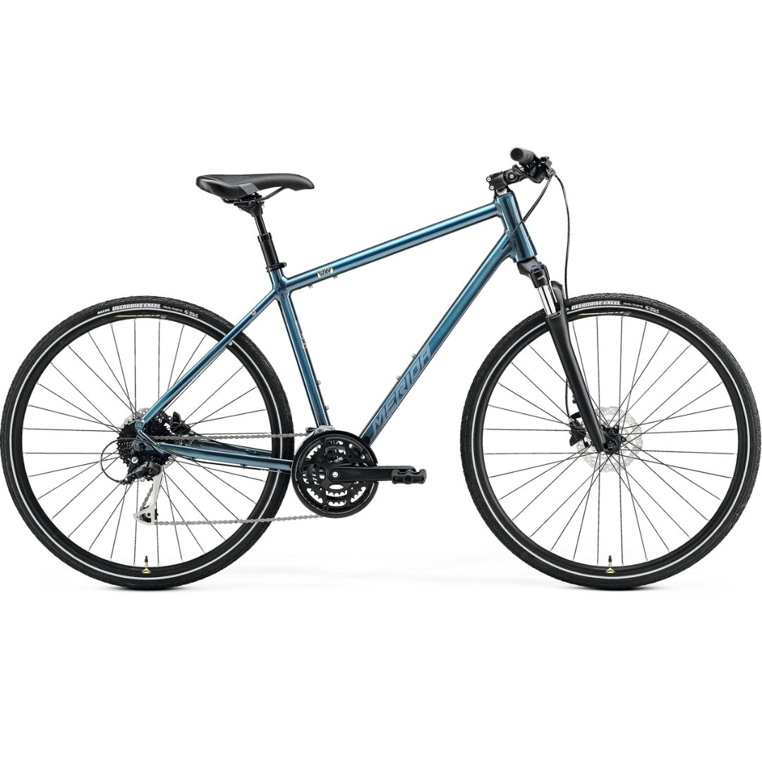 Merida Crossway 100 Teal-Blue(Silver-Blue/Lime)
