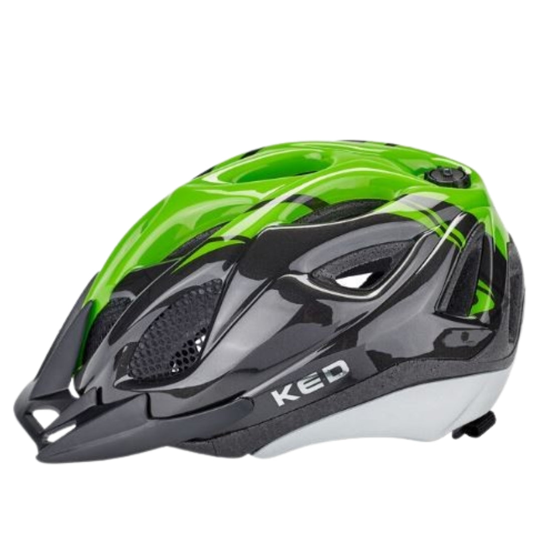 Ked Tronus Green Black Helmet