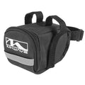 M-Wave Small Strap-On Compact Wedge Bicycle Bag - Black, 17Cm