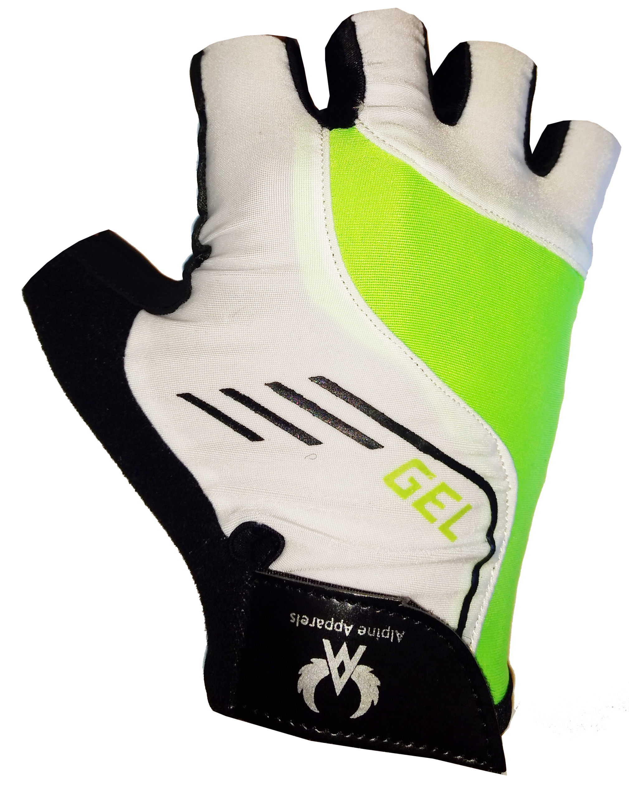Alpine Gloves Green And White