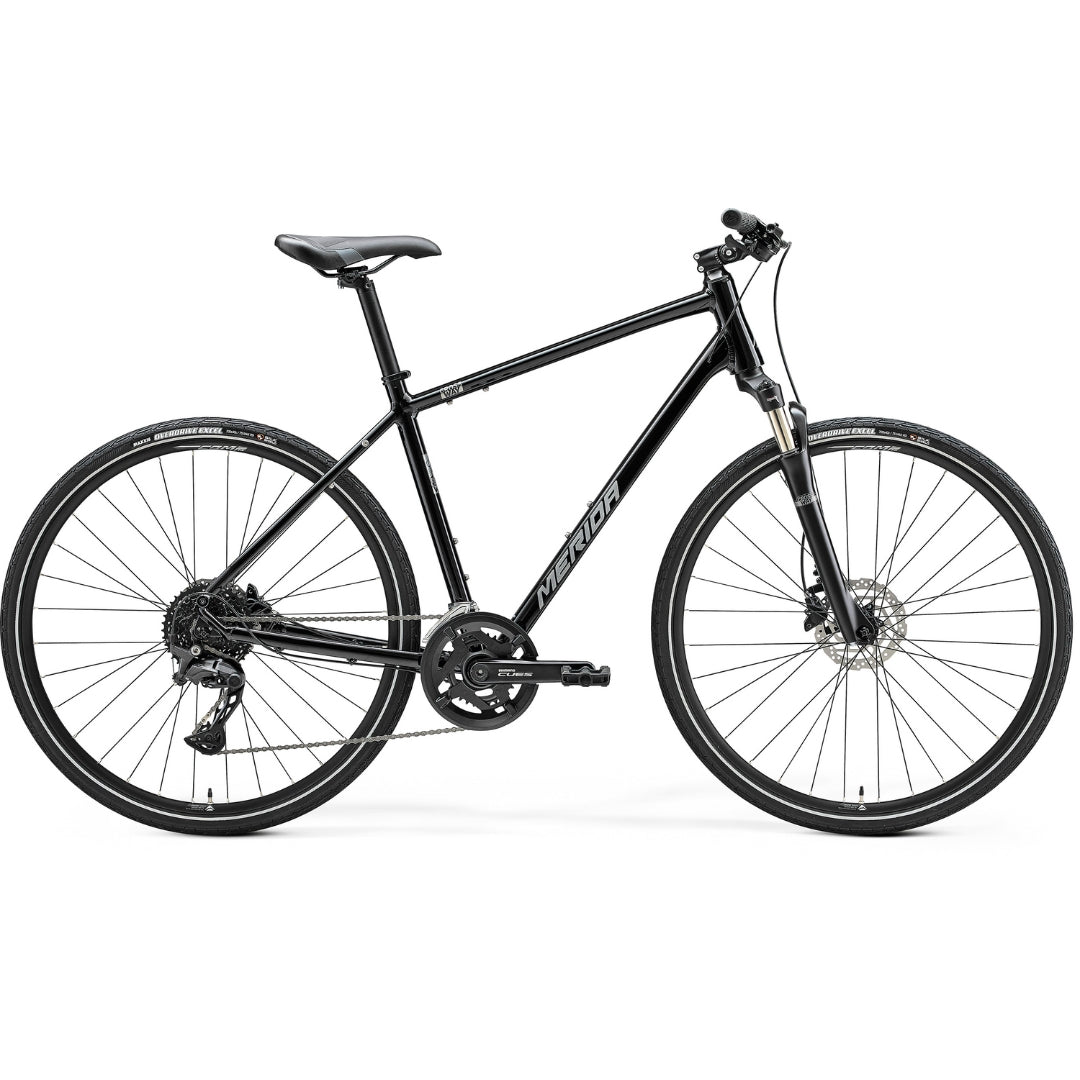 Merida Crossway 300 III 2Glossy Black (Silver)