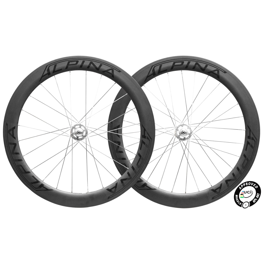 Alpina A6T Carbon Tubular Track Wheelset