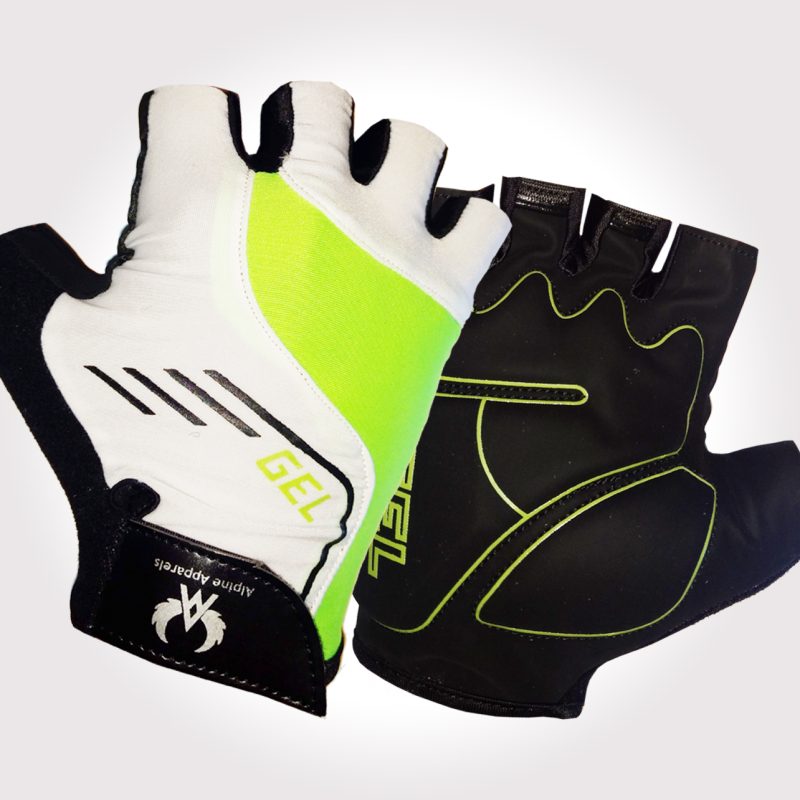 Alpine Gloves Green And White