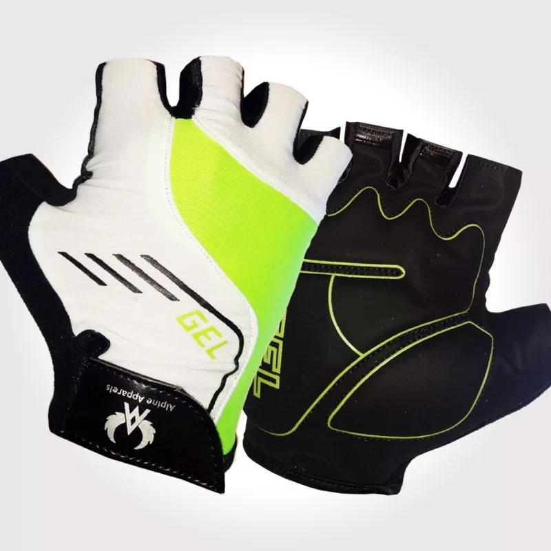 Alpine Gloves Green And White