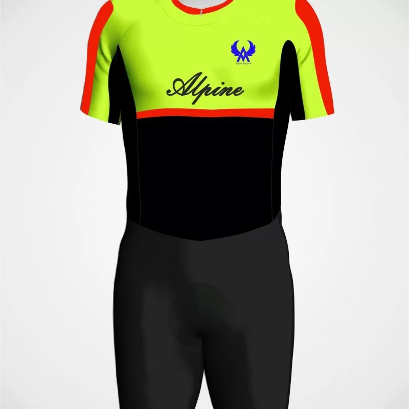 Alpine Signature Cycling Suit Neon  Green