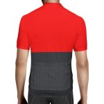 Alpine aero slim fit jersey red black (FRONT LOOK)