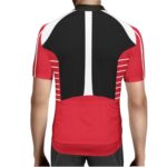 Alpine slim fit jersey red black (front) AAJS11