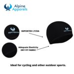 thin helmet cap black